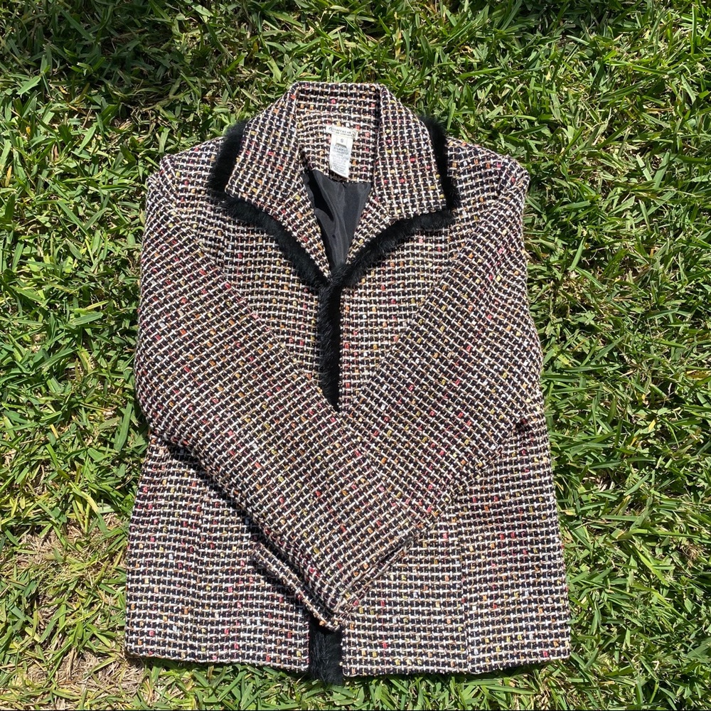 GraffWear Fur Trim Blazer